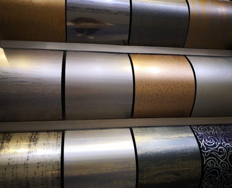 Etching luxury of aluminum foils for HPL